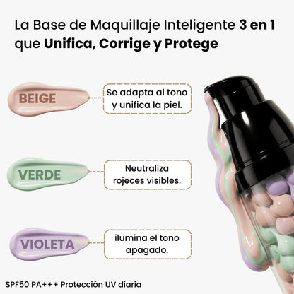 CC Cream Base Correctrice 3-en-1 SPF50 | Wombea